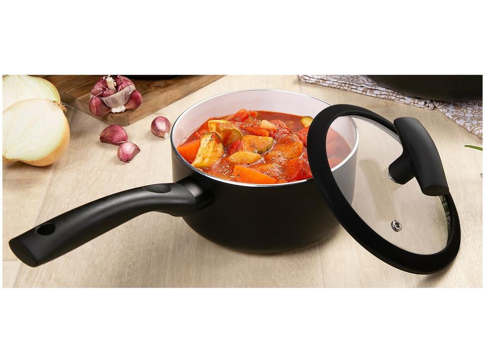 Panela Hércules Antiaderente de Alumínio Preta - 1