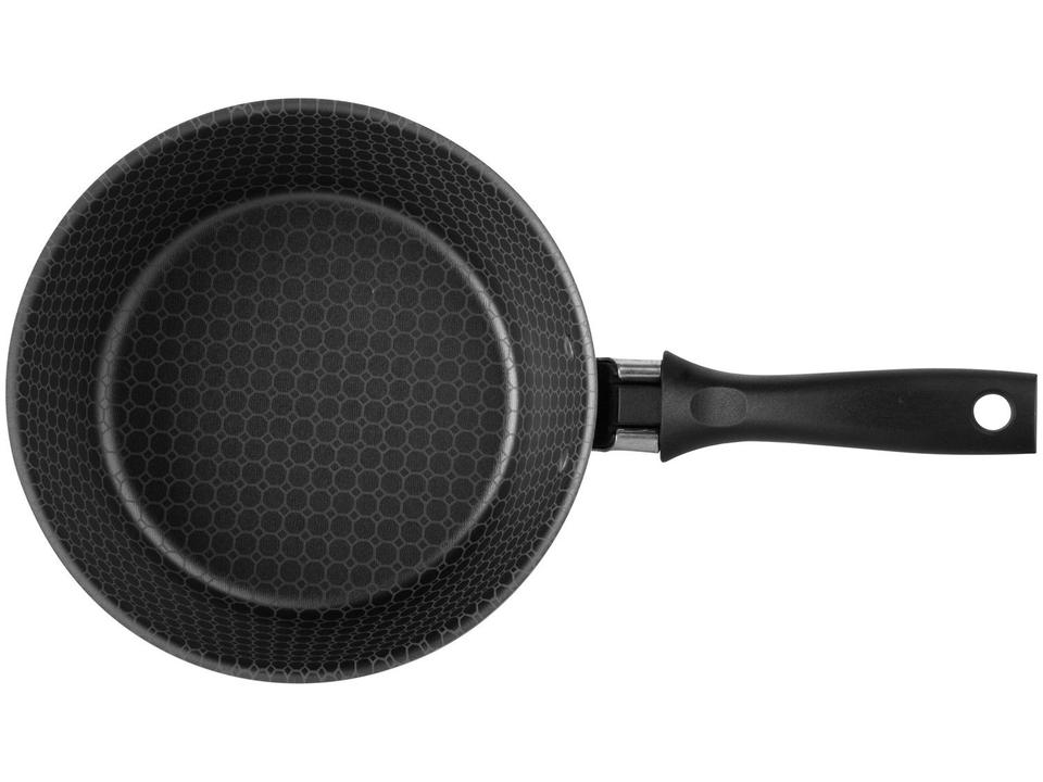 Panela Multiflon Antiaderente de Alumínio Cinza 16cm 1,2L Essencial - 1