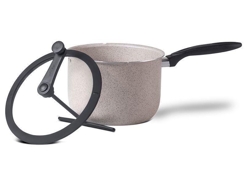 Panela Pipoqueira Brinox de Alumínio com Tampa de Vidro 5,5L 22cm Vanilla Ceramic Life Pic Poc - 3