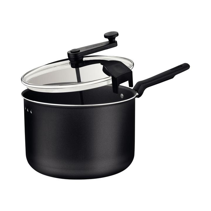 Panela Pipoqueira Grafite Tramontina Antiaderente de Alumínio com Tampa de Vidro 3,5L 20cm Loreto - 3