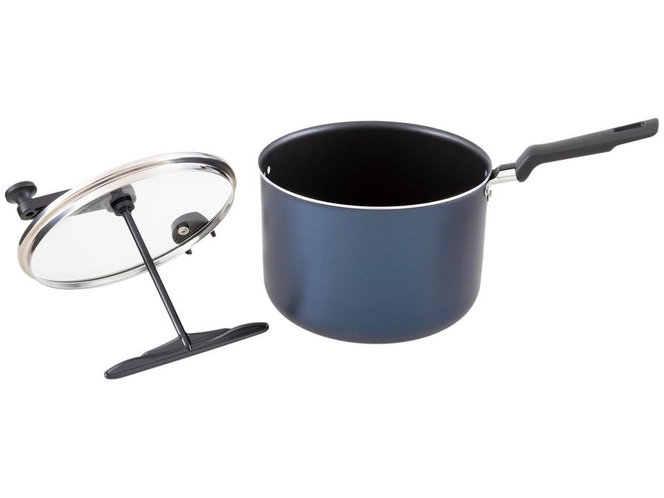 Panela Pipoqueira Tramontina Antiaderente de Alumínio 3,5L 20cm Azul Ravena - 5