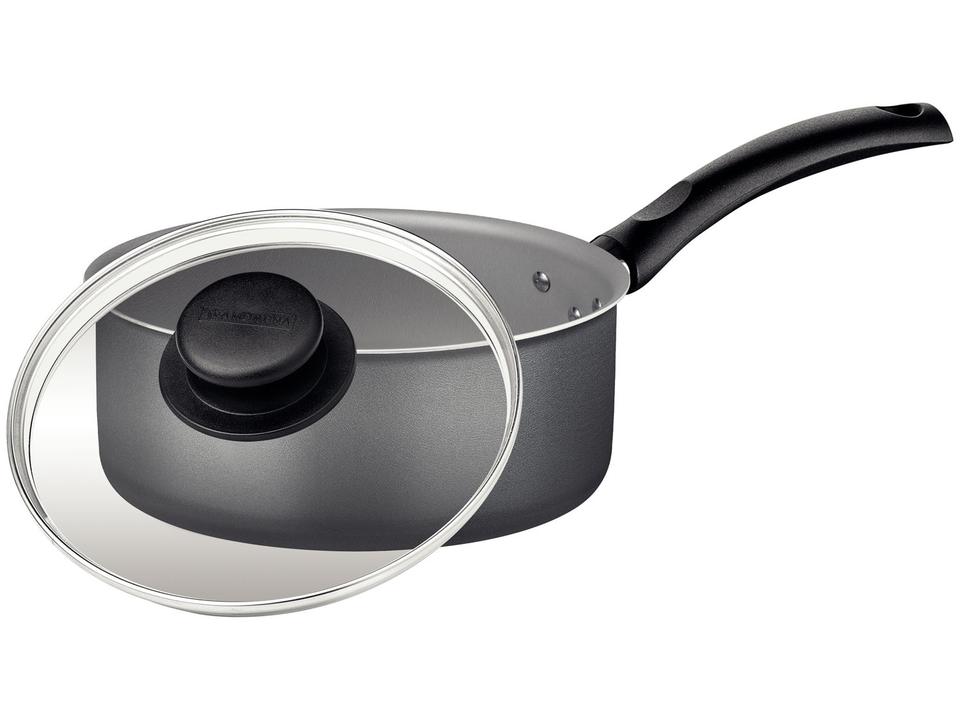 Panela Tramontina Antiaderente de Alumínio Cinza - 3