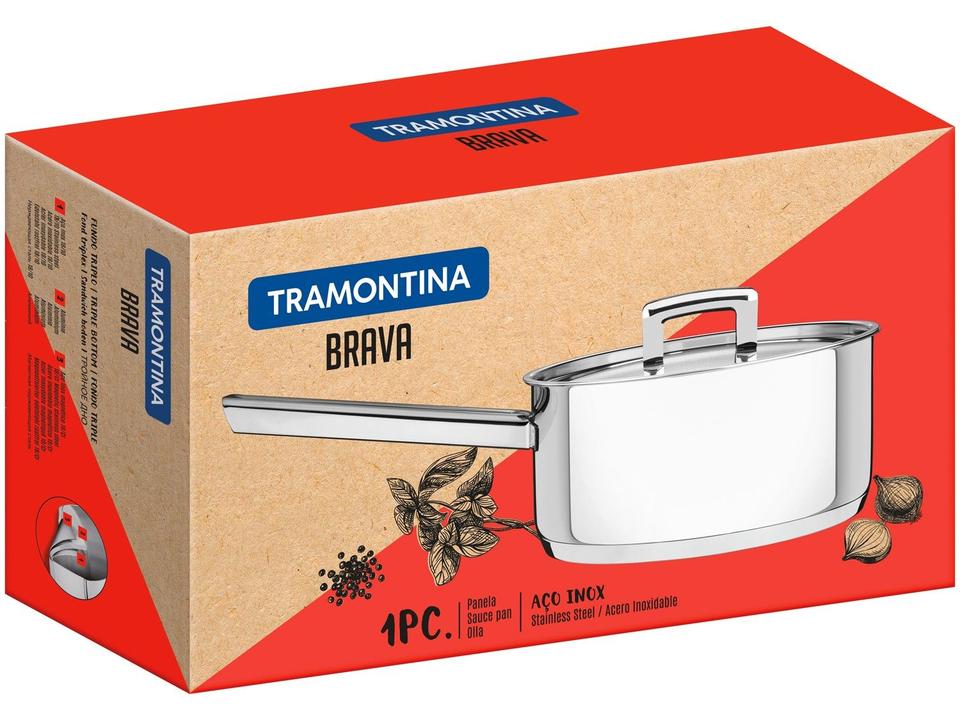 Panela Tramontina Inox 20cm 2,9L - 1