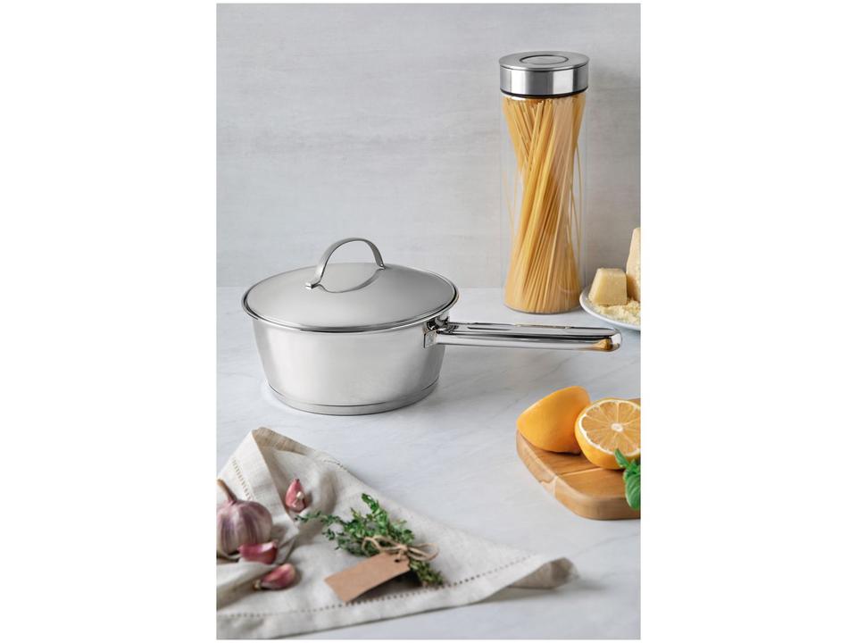 Panela Tramontina Inox Fundo Triplo 16cm 1,5L Allegra - 1
