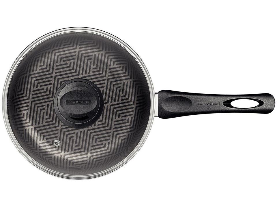 Panela Tramontina Paris Antiaderente de Alumínio Chumbo 16cm - 3