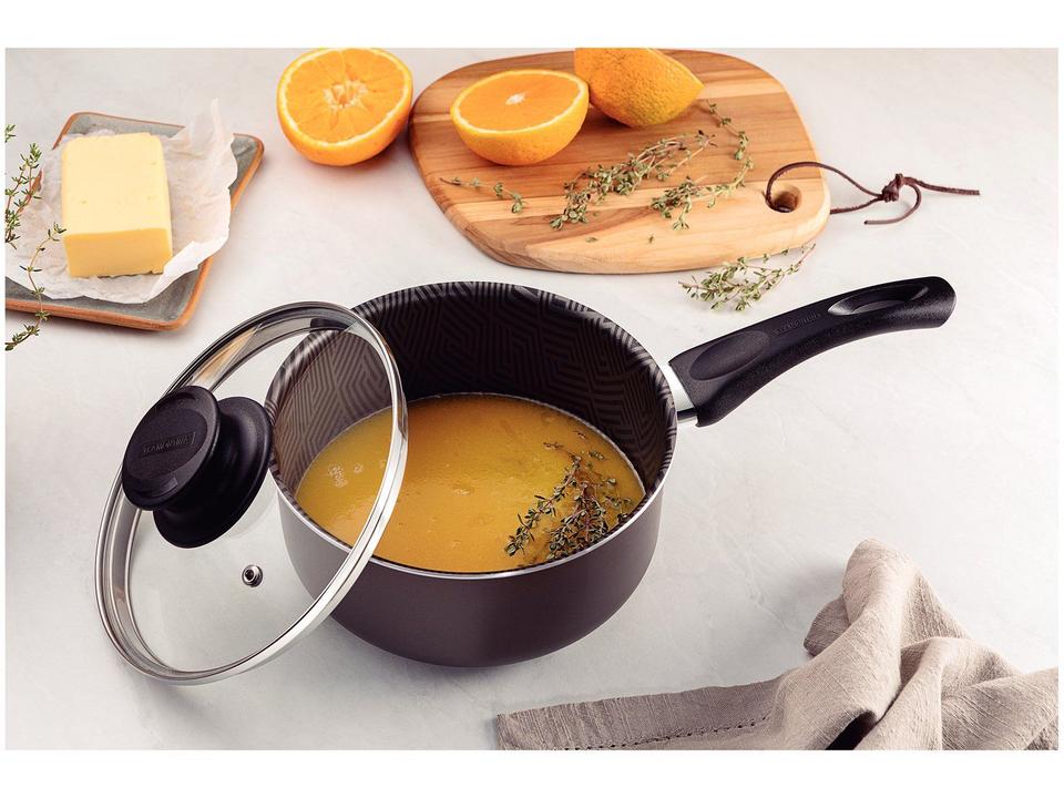 Panela Tramontina Paris Antiaderente de Alumínio Chumbo 16cm - 1