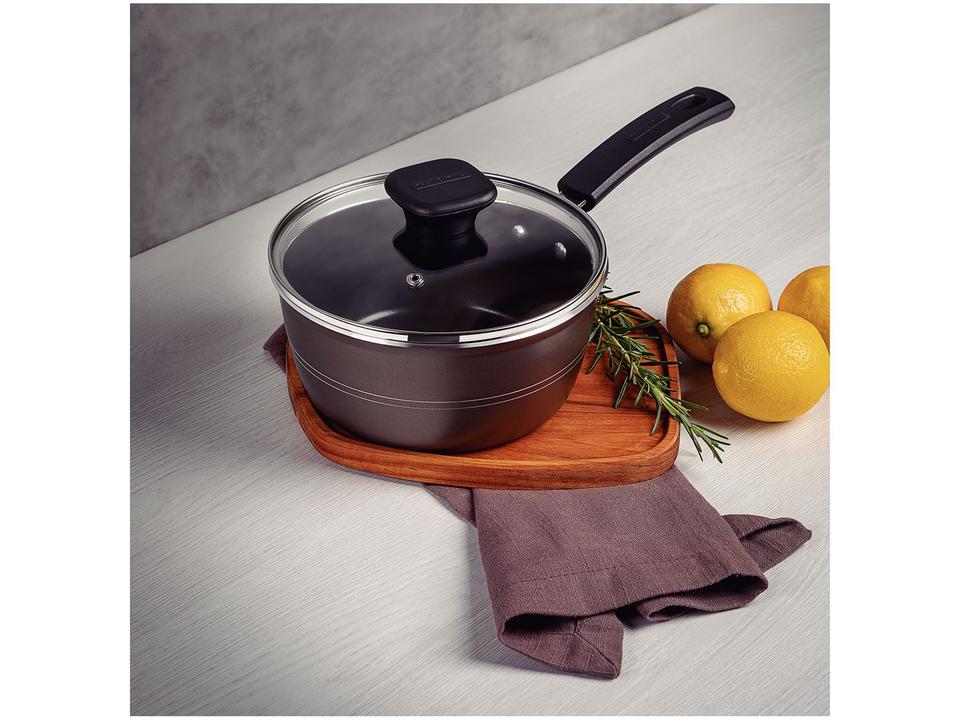 Panela Tramontina Sicília Antiaderente de Alumínio Avelã 16cm - 1