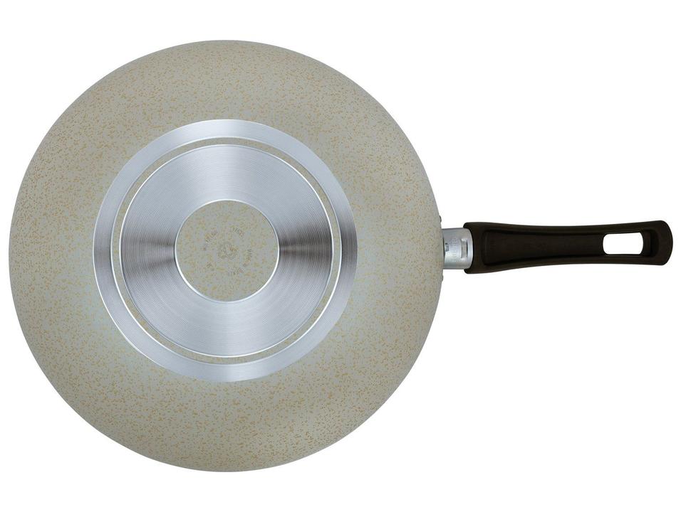 Panela Wok Multiflon de Alumínio Antiaderente Ekó Bege 28cm - 3