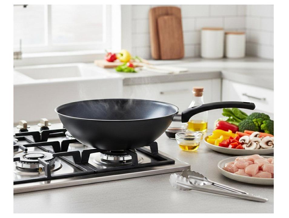 Panela Wok Panelux de Alumínio Antiaderente Magnific Grafite 24cm - 3