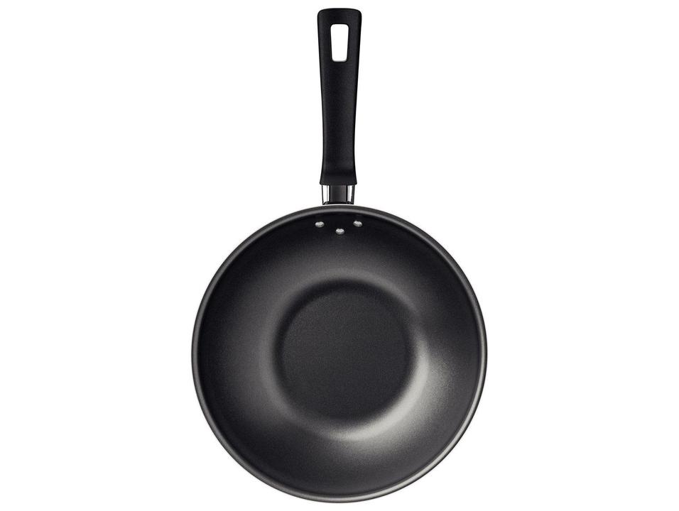 Panela Wok Tramontina Alumínio Antiaderente Starflon Max Loreto Grafite 24cm - 2