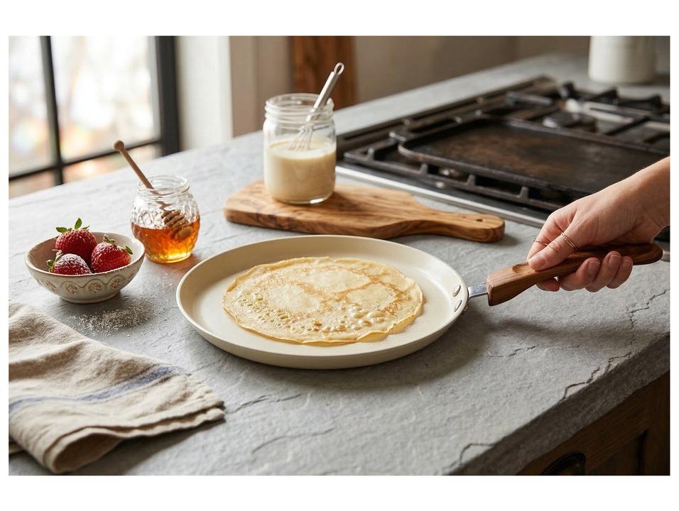 Panquequeira Multiflon Antiaderente Cerâmico de Alumínio 22cm Capadócia - 1