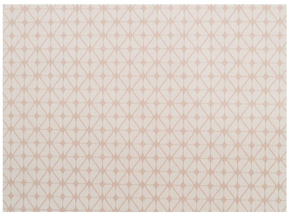 Papel de Parede Bege Claro Geométrico - 10