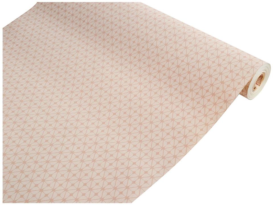 Papel de Parede Bege Claro Geométrico - 5