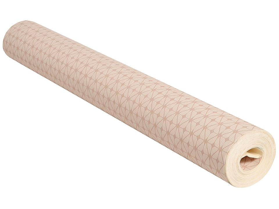 Papel de Parede Bege Claro Geométrico - 9