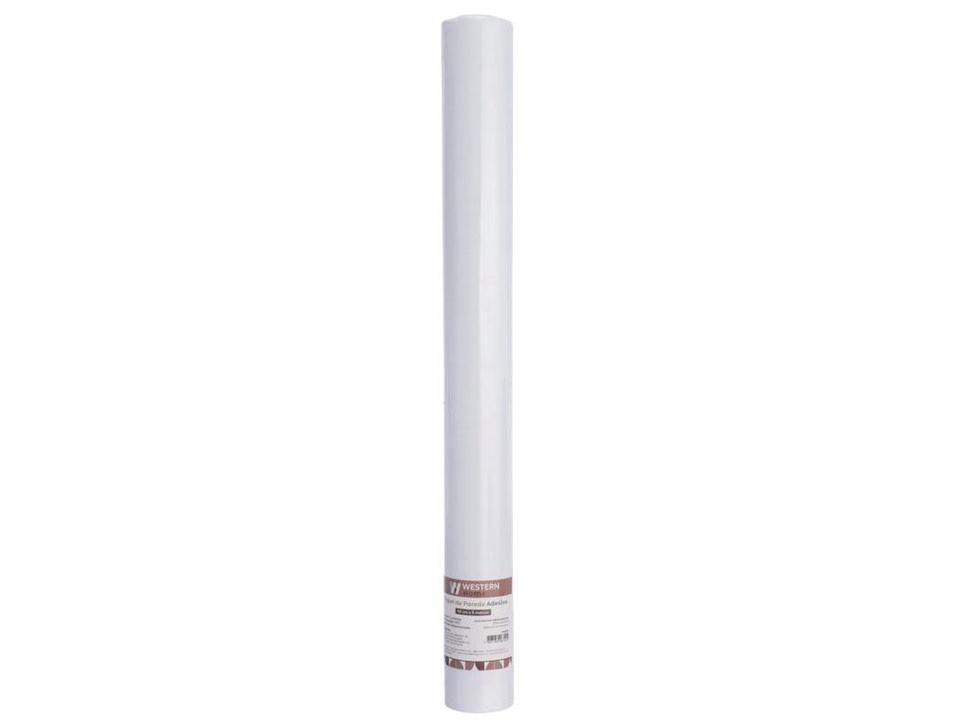 Papel de Parede Branco PVC Western Home PAP05 5mx45cm - 1