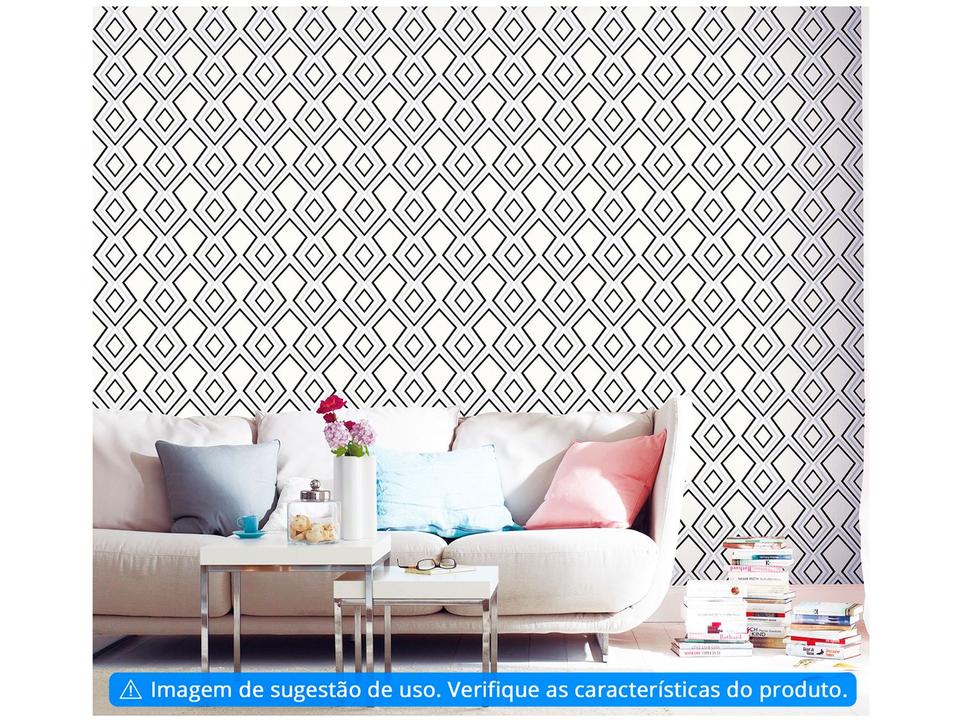Papel de Parede Geométrico Vinílico - 1