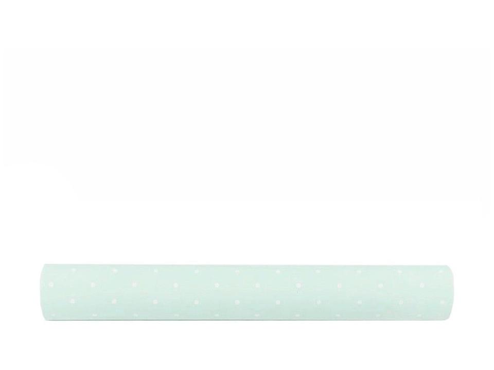 Papel de Parede Infantil Verde Bolinhas Vinílico - 5