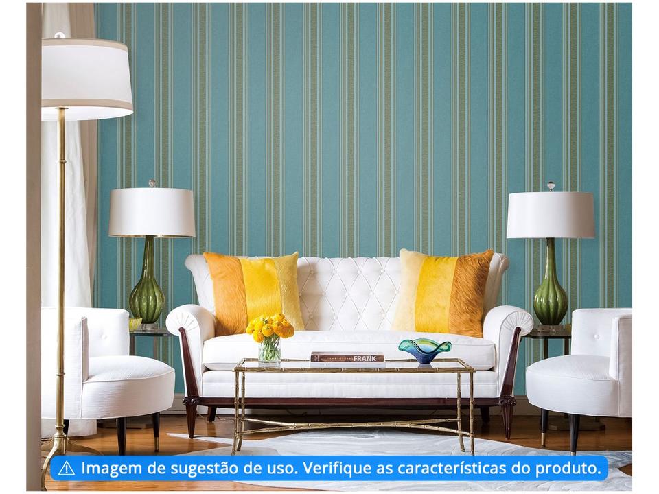 Papel de Parede Listrado Vinílico Evolux 53x1000cm - 1
