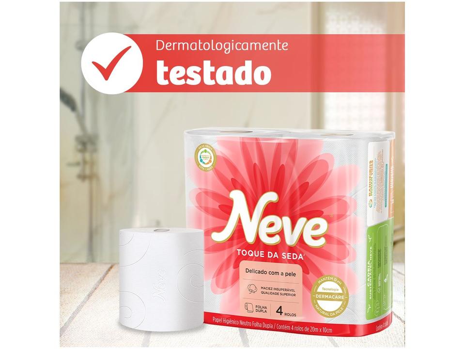 Papel Higiênico Folha Dupla Neve Toque de Seda - 1
