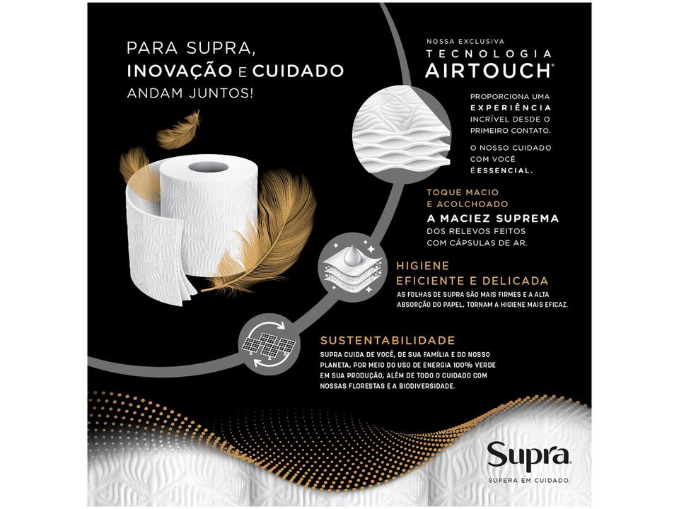 Papel Higiênico Folha tripla Bracell Supra 24 Rolos 20m - 2