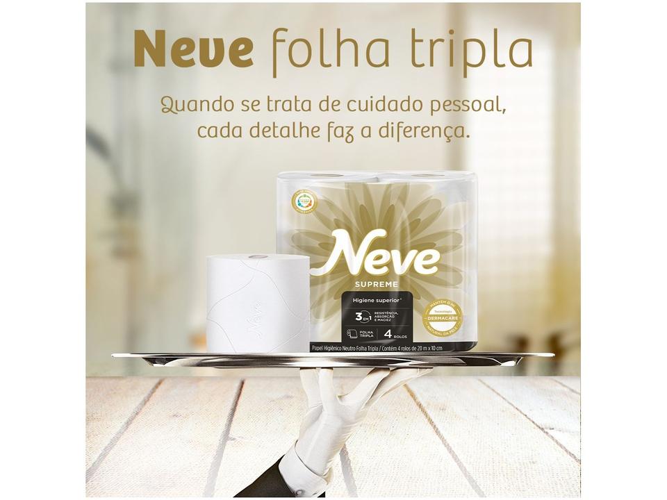 Papel Higiênico Folha Tripla Neve Supreme 32 Rolos - 2