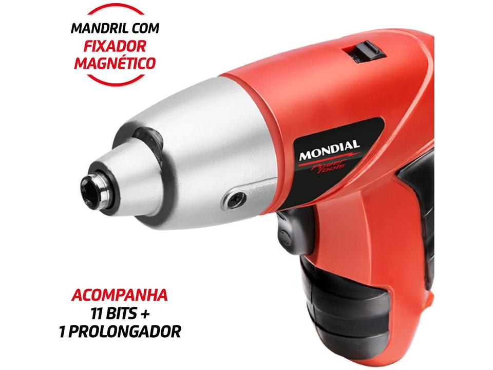 Parafusadeira Mondial a Bateria 4,8V - 5