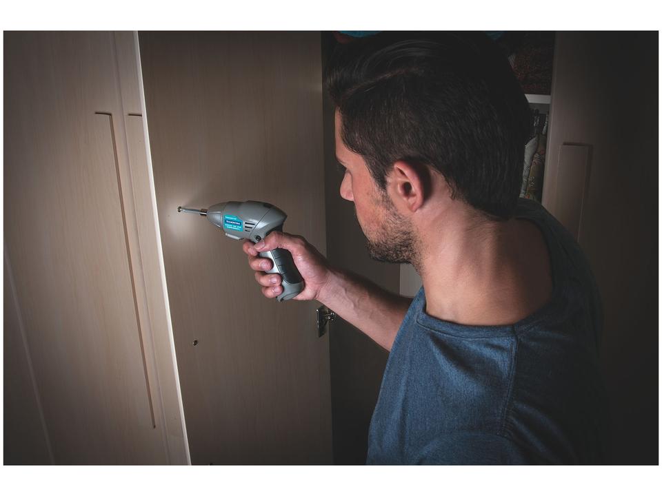 Parafusadeira Tramontina a Bateria 4,8V 1/4” com Maleta 46 Peças 42380046 - 2