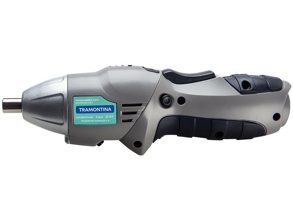 Parafusadeira Tramontina a Bateria 4,8V 1/4” com Maleta 46 Peças 42380046 - 3