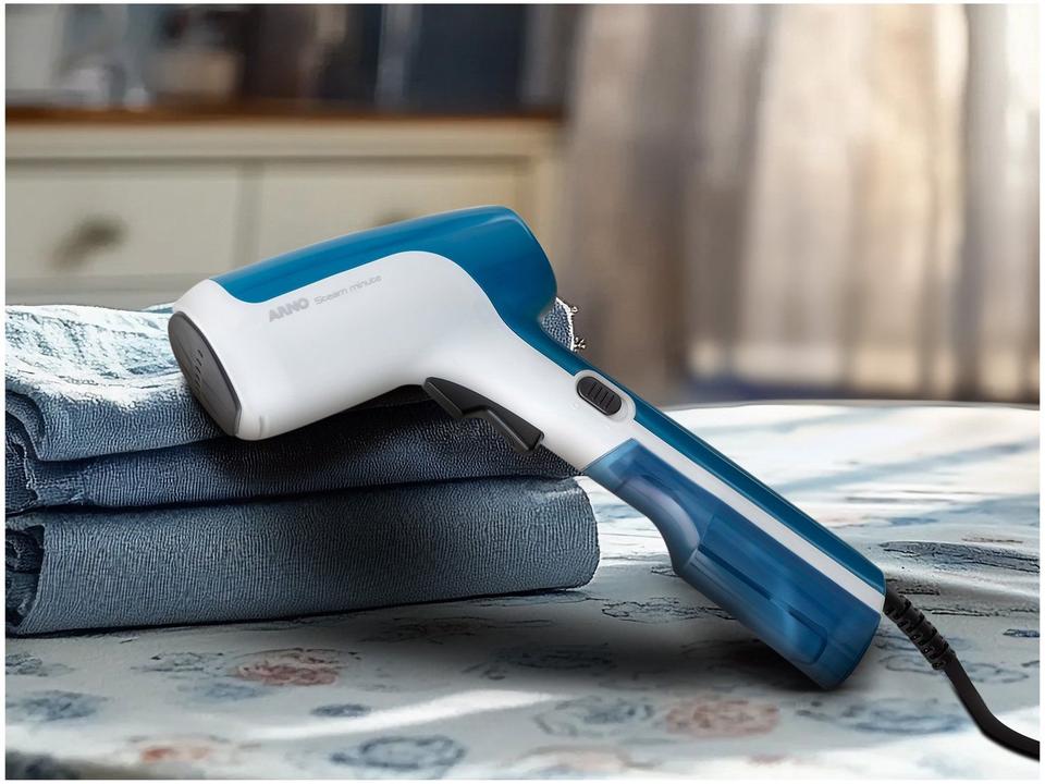 Passadeira a Vapor Portátil Arno Steam Minute HS61 70ml 1300W Branca e - 1