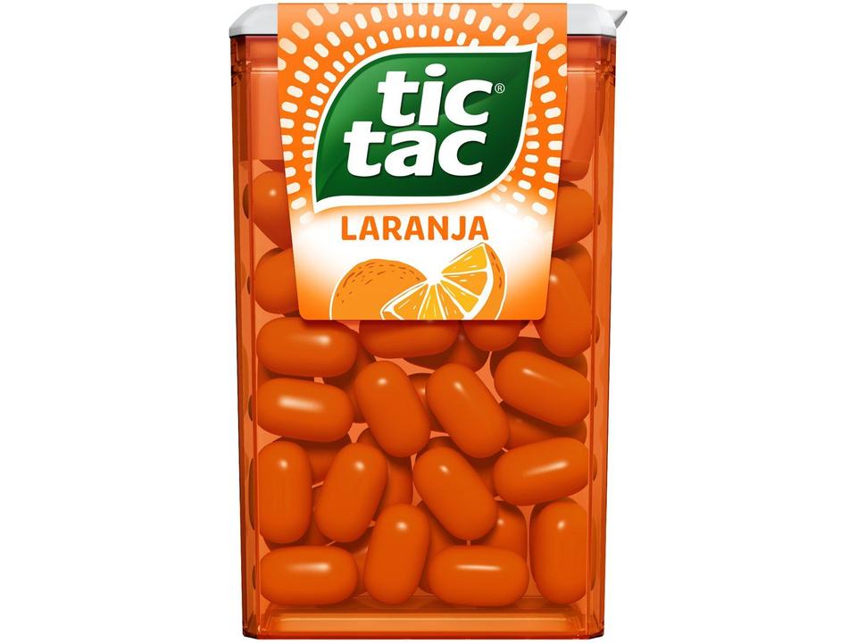 Pastilha Ferrero Tic Tac Laranja 14,5g Display com 14 Unidades - 1