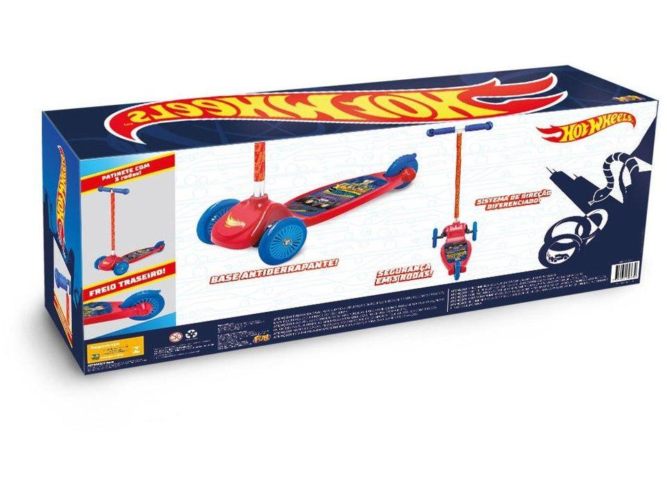 Patinete 3 Rodas Tri Hot Wheels Fun - 5