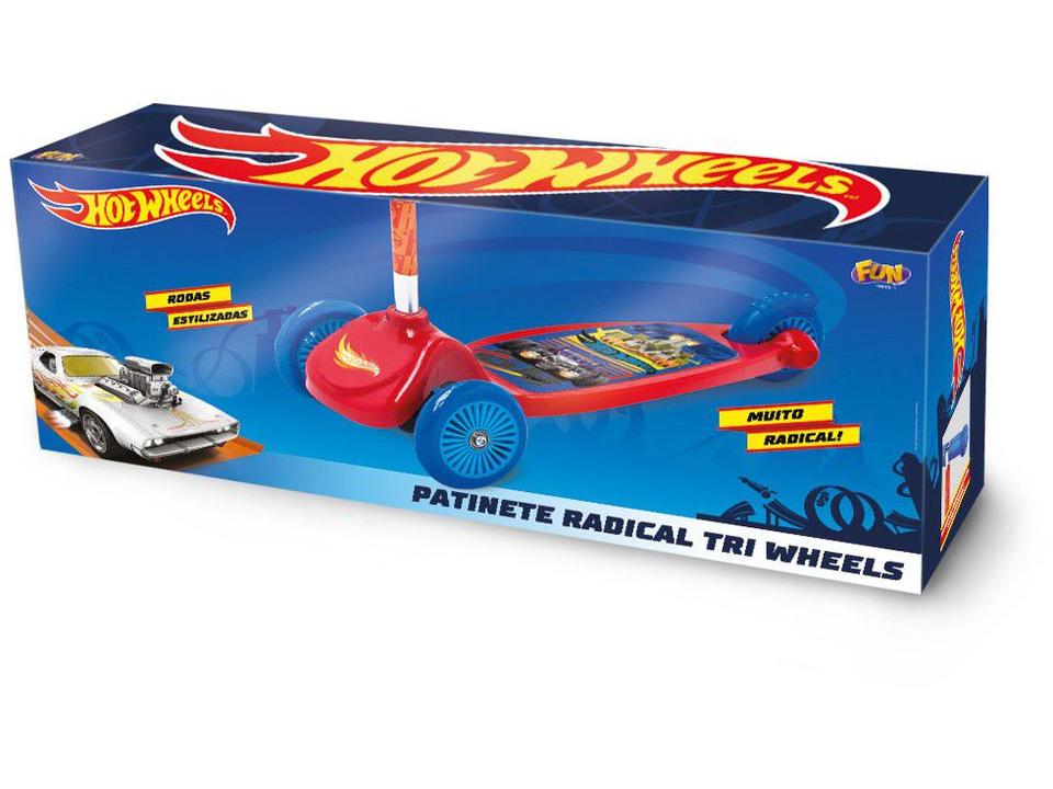 Patinete 3 Rodas Tri Hot Wheels Fun - 4