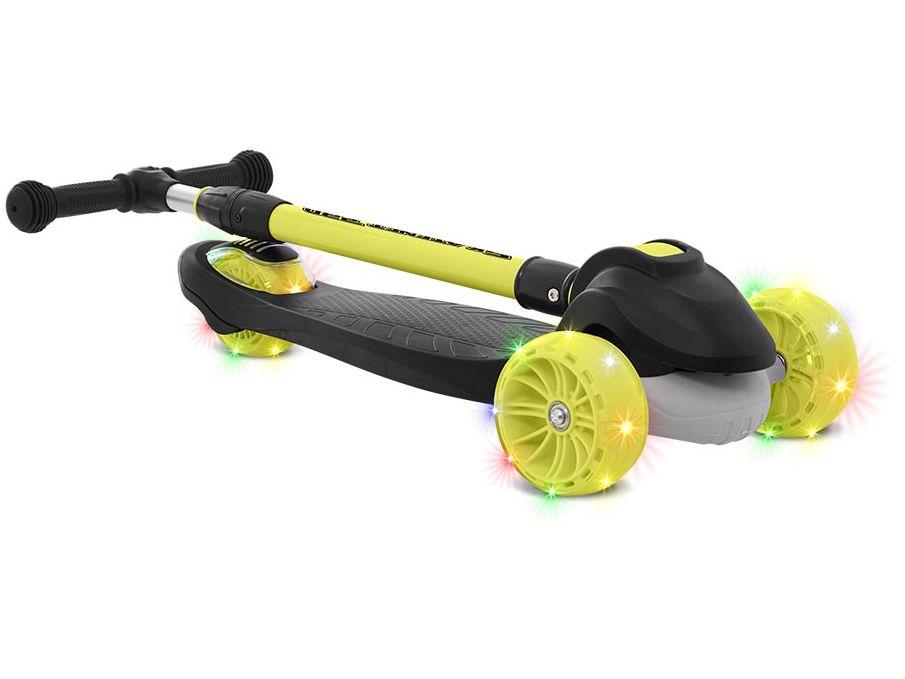 Patinete Infantil 3 Rodas Bandeirante Skatenet LED Pro Preto e Verde - 2