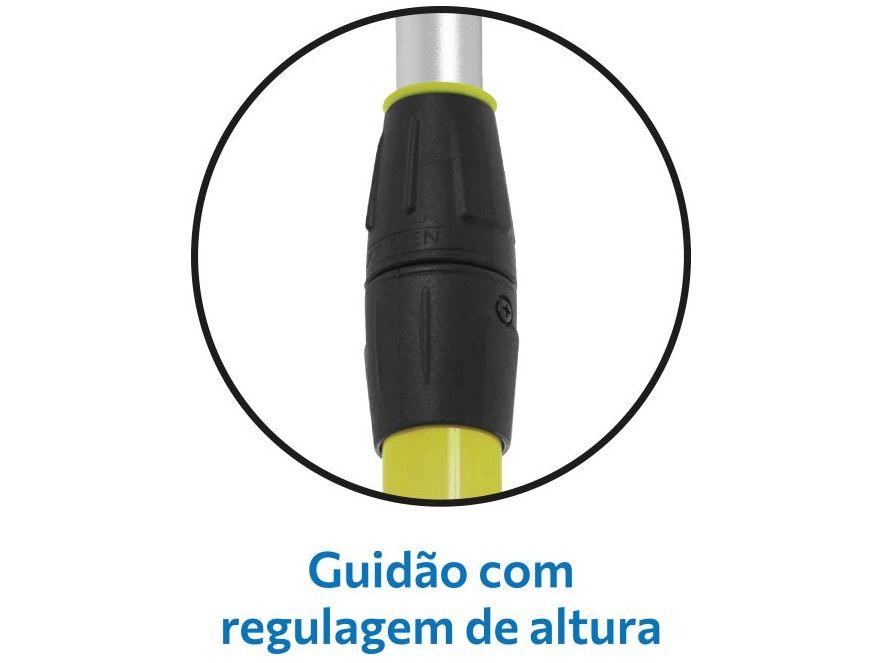 Patinete Infantil 3 Rodas Bandeirante Skatenet LED Pro Preto e Verde - 4