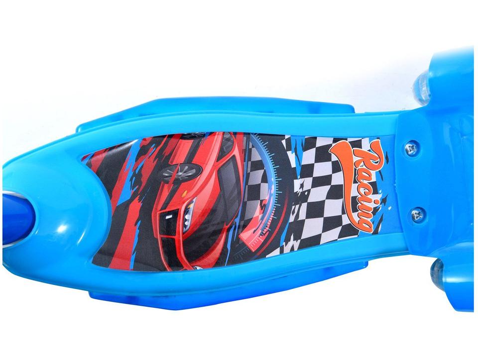 Patinete Infantil 3 Rodas Corrida Lulie Sport com LED com Cestinha - 4