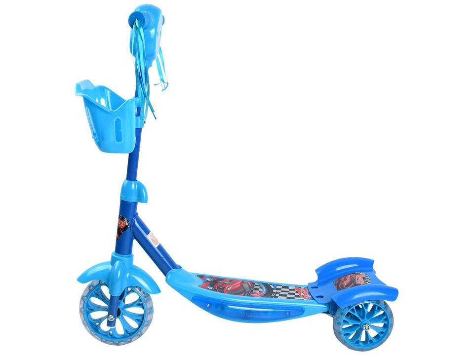Patinete Infantil 3 Rodas Corrida Lulie Sport com LED com Cestinha - 3