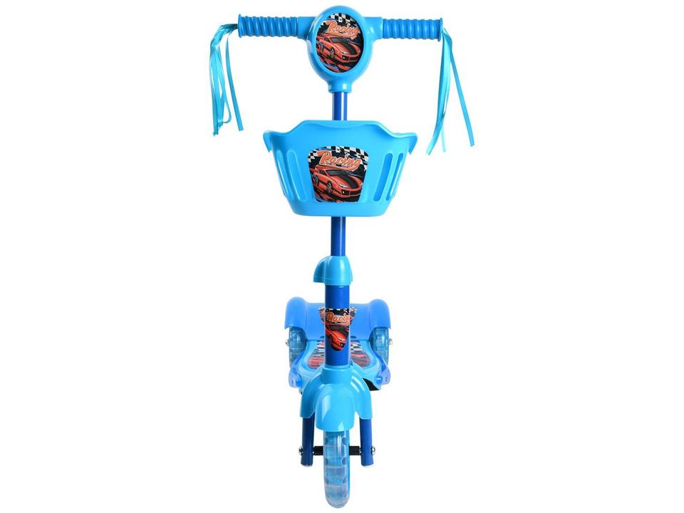 Patinete Infantil 3 Rodas Corrida Lulie Sport com LED com Cestinha - 2
