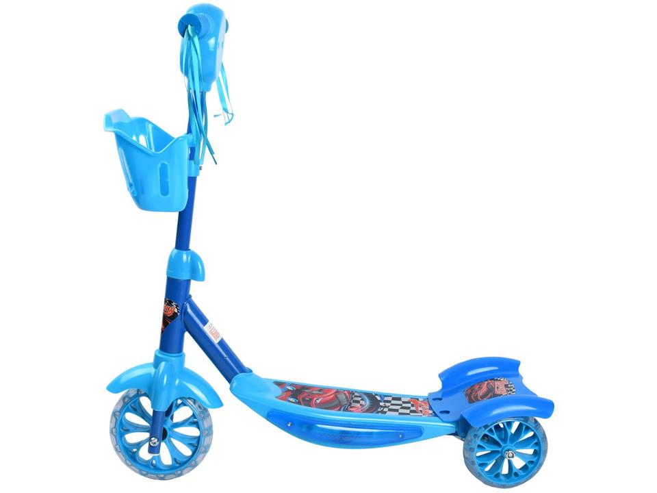 Patinete Infantil 3 Rodas Corrida Lulie Sport com LED com Cestinha - 2