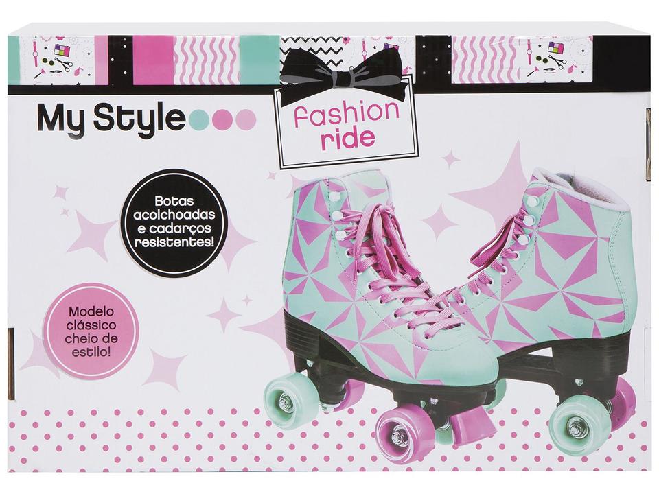 Patins 4 Rodas Infantil BR927 Nº 32 ao 34 - 6