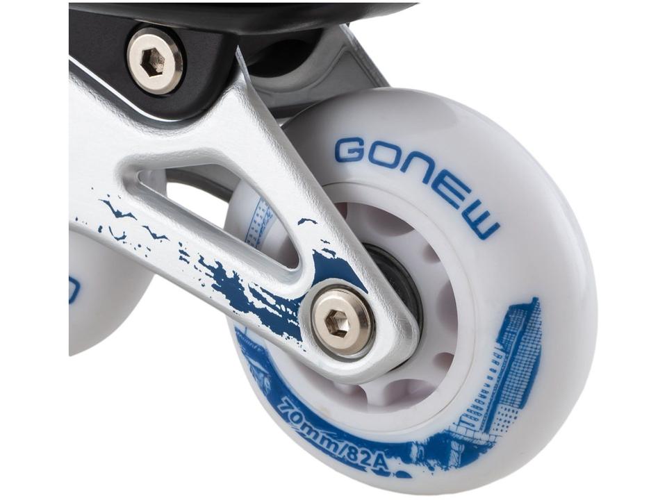 Patins In Line Gonew Fitness Abec 9 Azul - 7