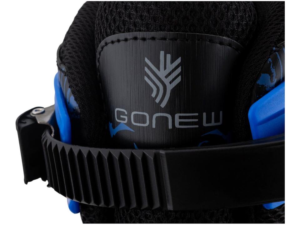 Patins In Line Gonew Fitness Abec 9 Azul - 11