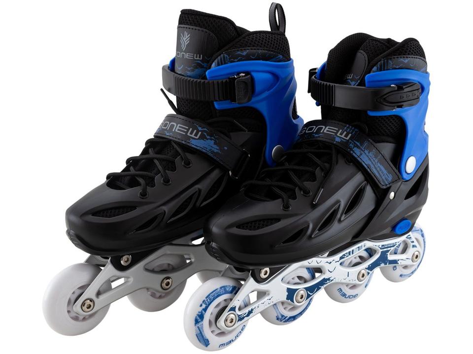 Patins In Line Gonew Fitness Abec 9 Azul - 2