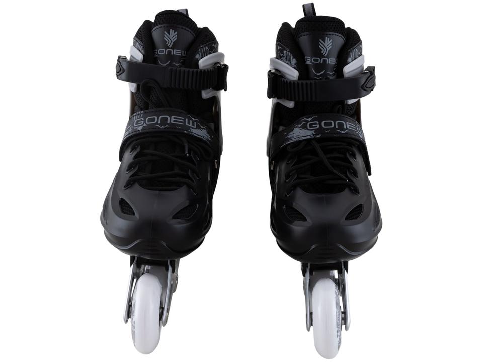 Patins In Line Gonew Fitness Abec 9 Preto - 1
