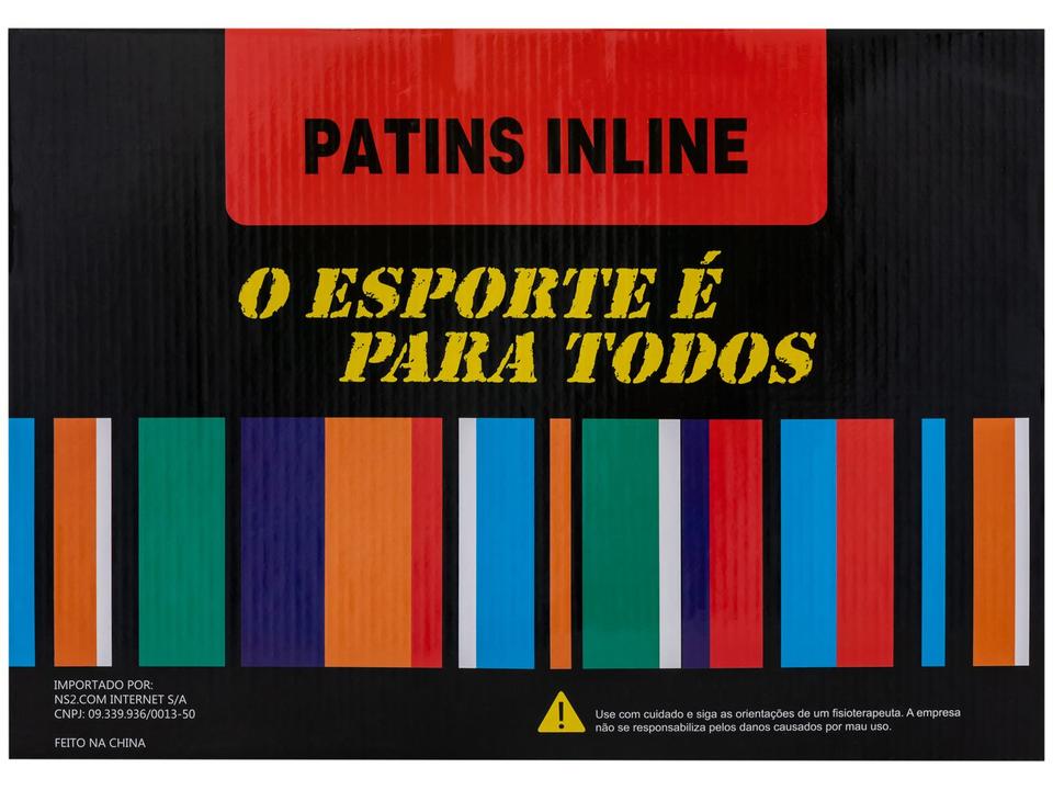 Patins In Line Gonew Fitness Abec 9 Preto - 12