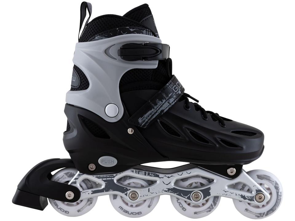 Patins In Line Gonew Fitness Abec 9 Preto - 4