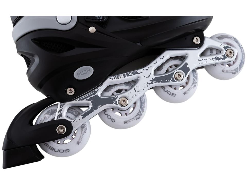 Patins In Line Gonew Fitness Abec 9 Preto - 10