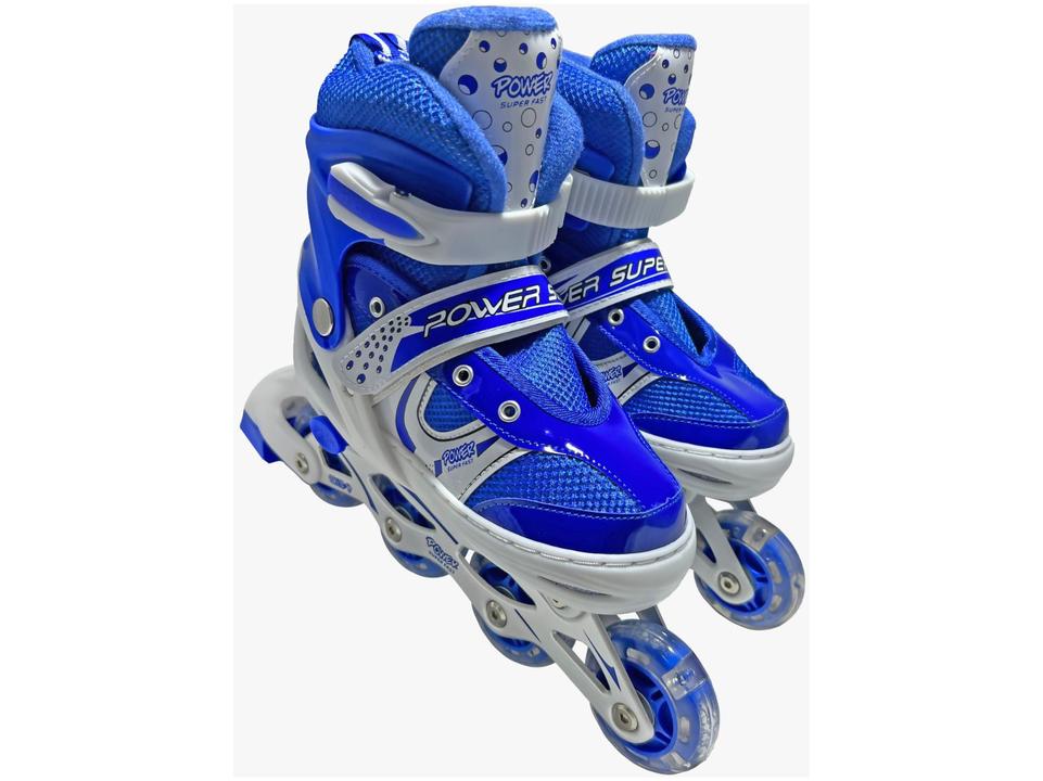 Patins in Line Infantil 4F Import Azul - 1