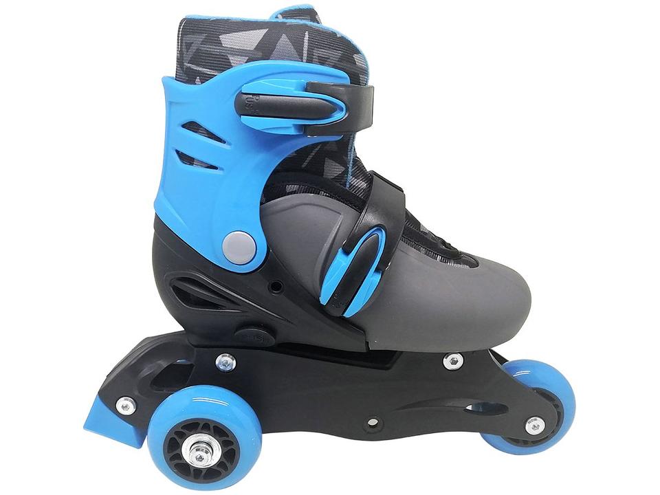 Patins In Line Infantil DM Radical Power Blue - 1