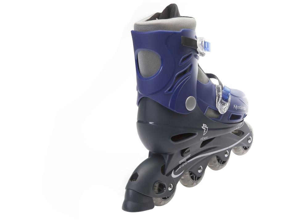 Patins in Line Infantil Fênix AD-01 Azul - 6