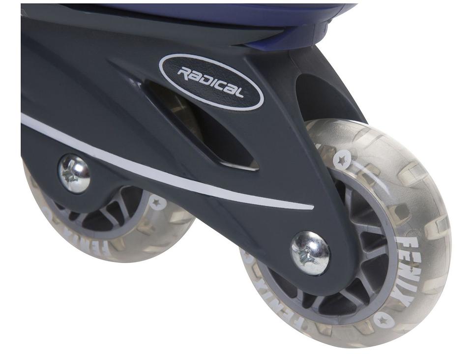 Patins in Line Infantil Fênix AD-01 Azul - 7